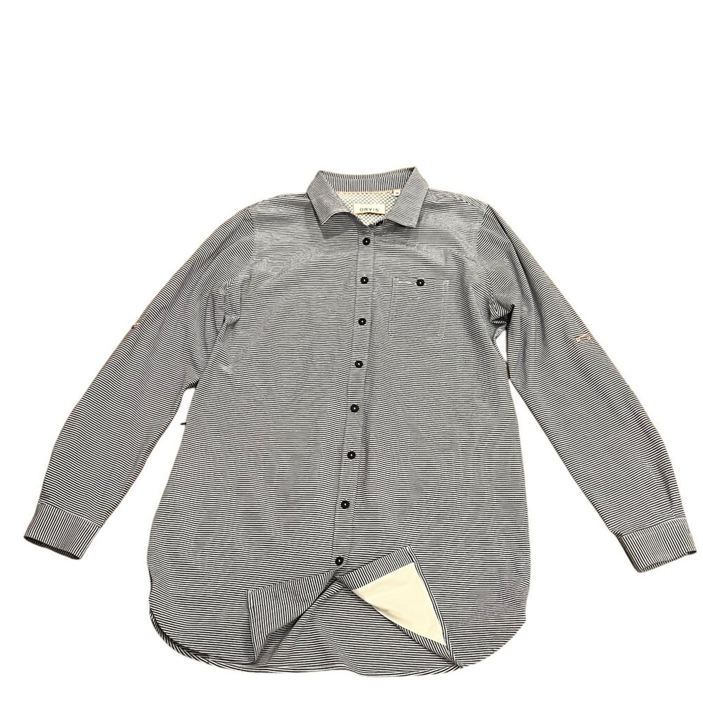 Orvis Women's Fishing Tunic Shirt, Blue Striped, M